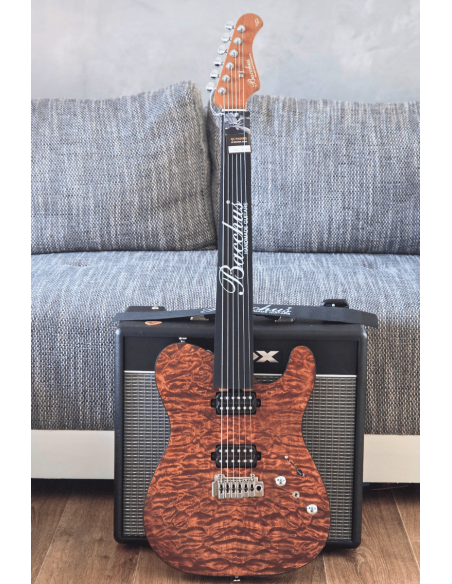 Electric guitar BACCHUS TACTICS24-QM RSM/M BRS | Japanguitar-handma