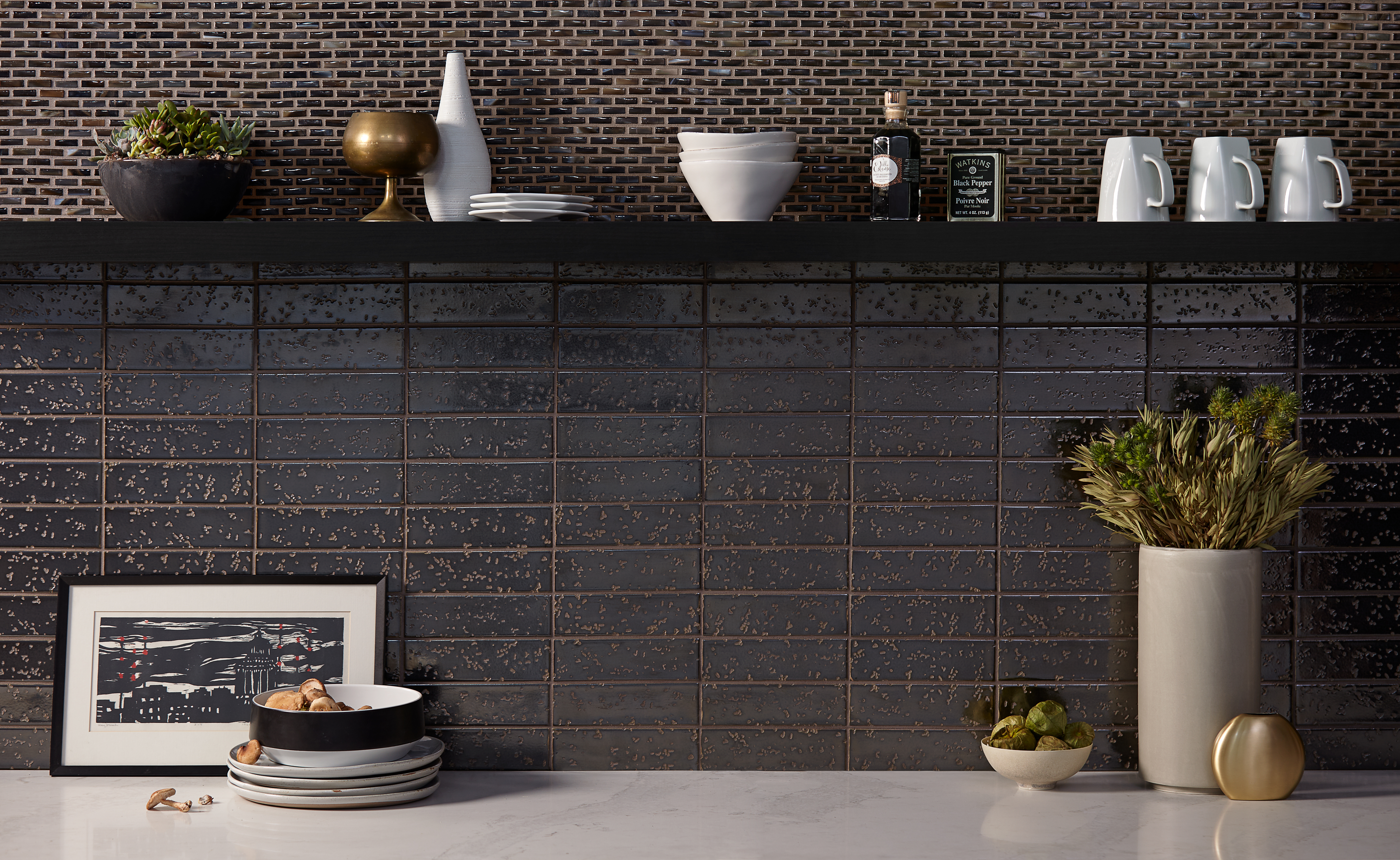 Jeffrey Court | Industrie Glass Mosaic 10.875