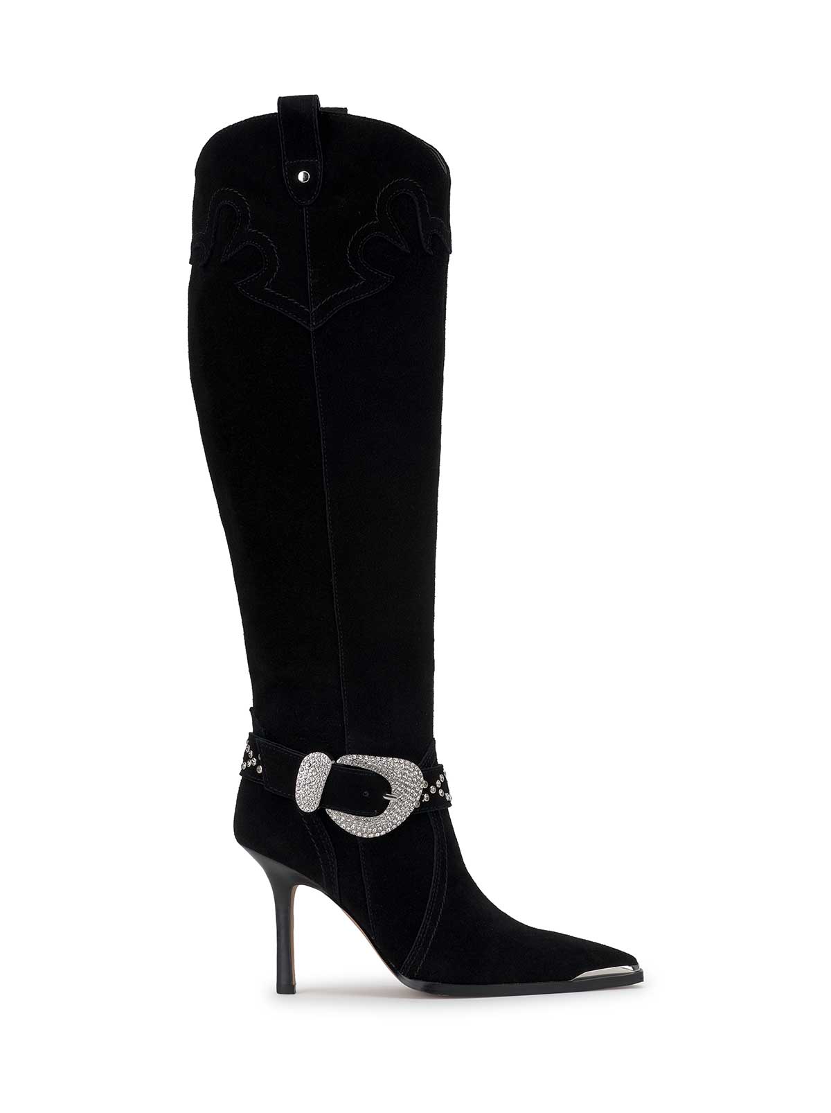 Kenzin Tall Boot in Black Suede – Jessica Simpson