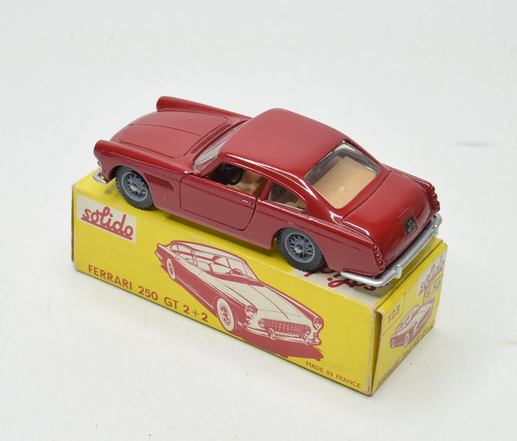 Solido 123 Ferrari 250 GT 2+2 Very Near Mint/Boxed 'Finley