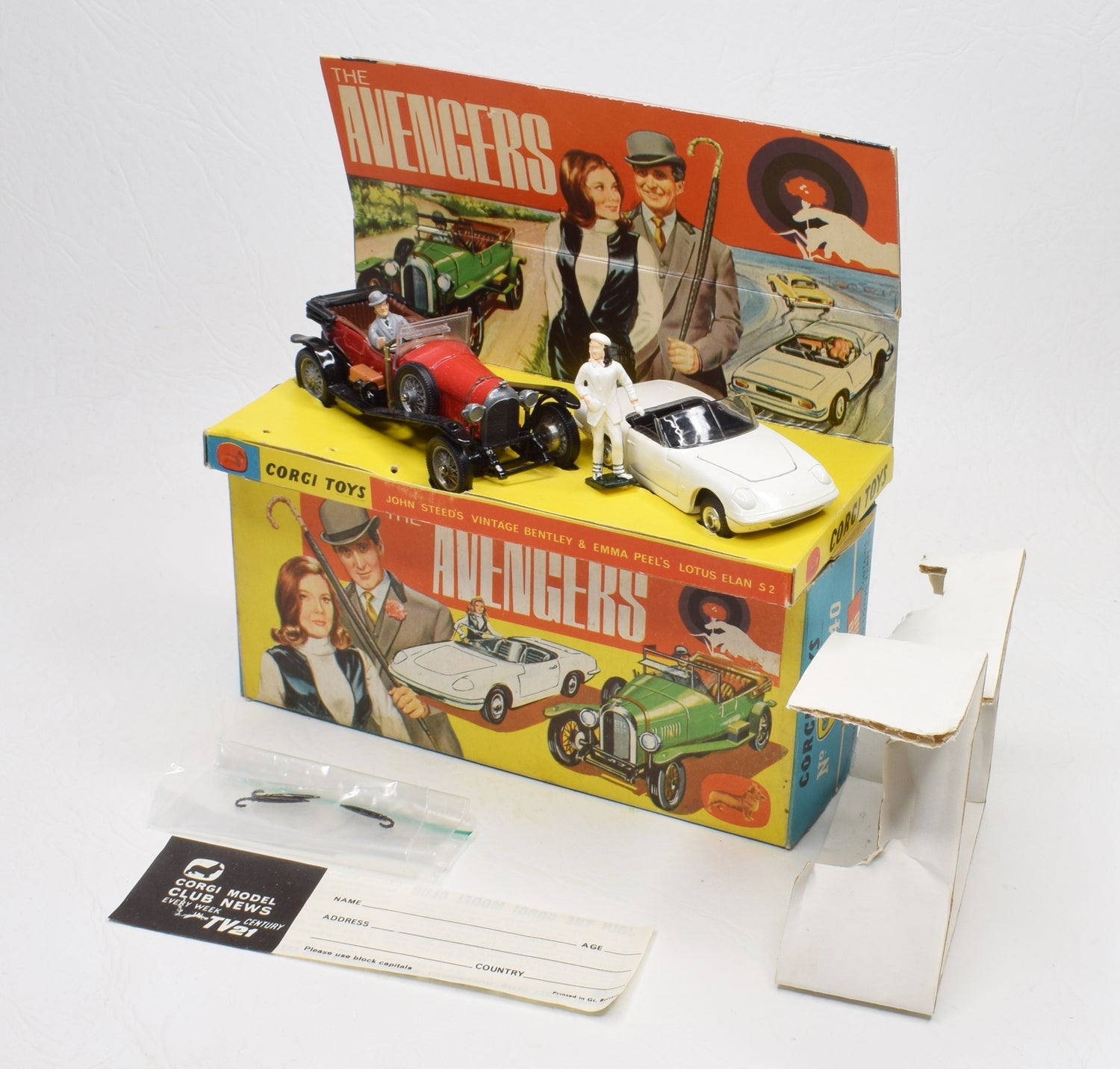 Corgi toys Gift set 40 'Avengers' Very Near Mint/Boxed (New The