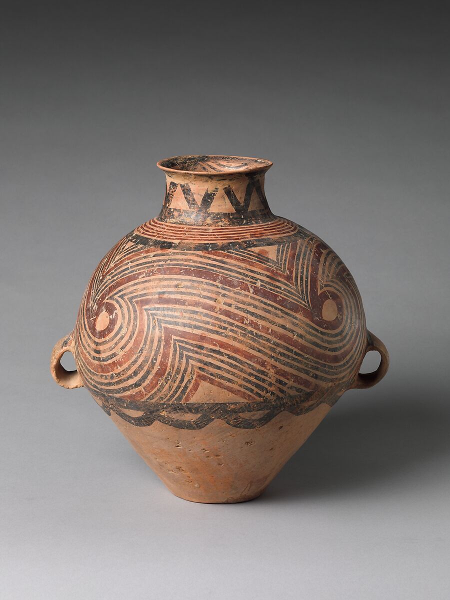 壺 Jar (Hu)】中国‐新石器時代‐馬家窯文化‐半山期
