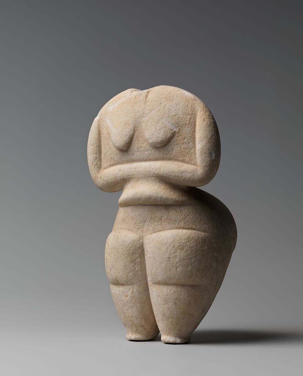 大理石の女性像 Marble female figure】ギリシャ‐サイクラディック文化