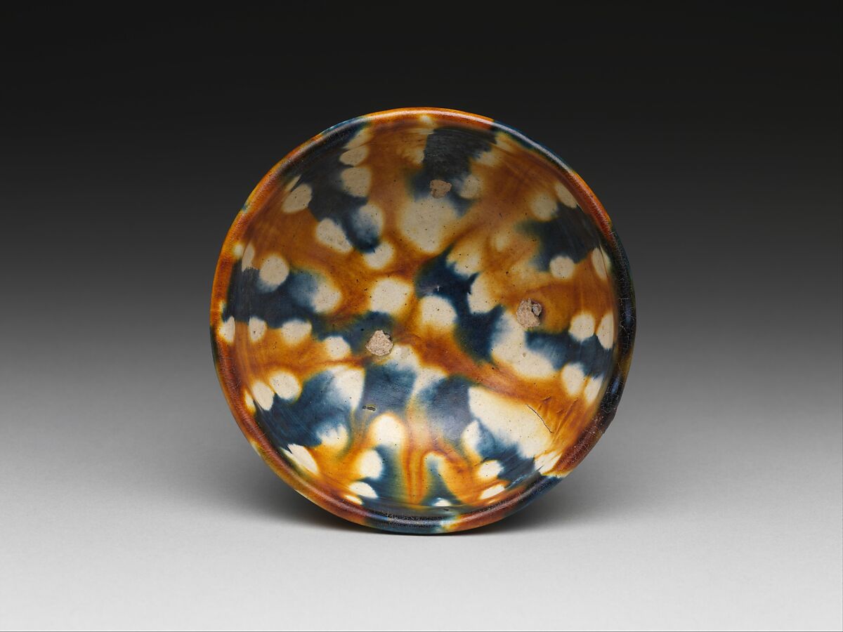 三彩陶碗 Bowl】中国‐唐時代