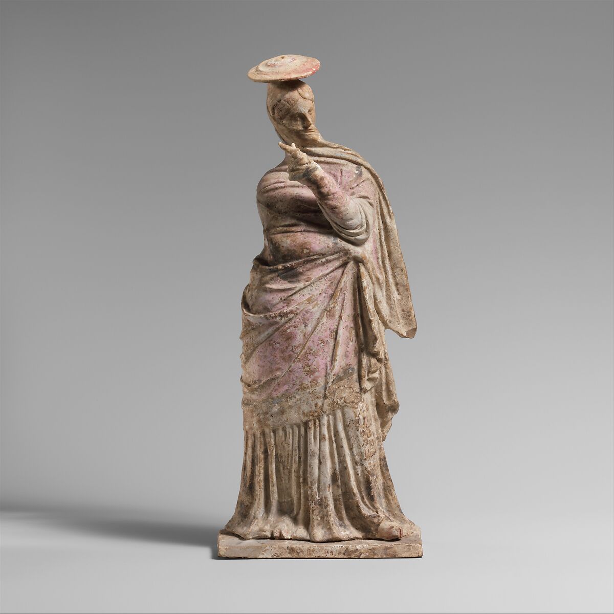 女性のテラコッタ像 Terracotta statuette of a woman】古代ギリシャ