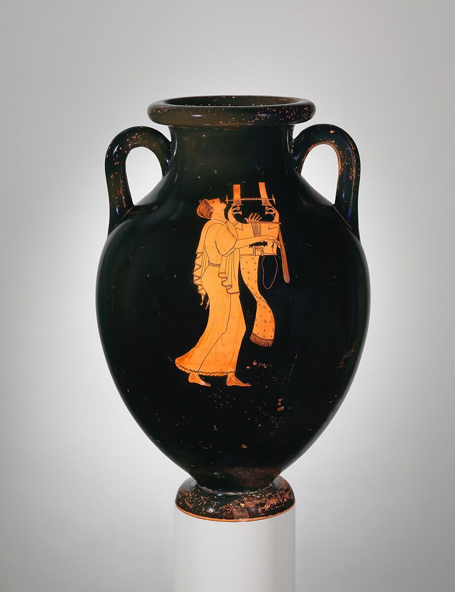 テラコッタのアンフォラ（壺） Terracotta amphora (jar)】古代