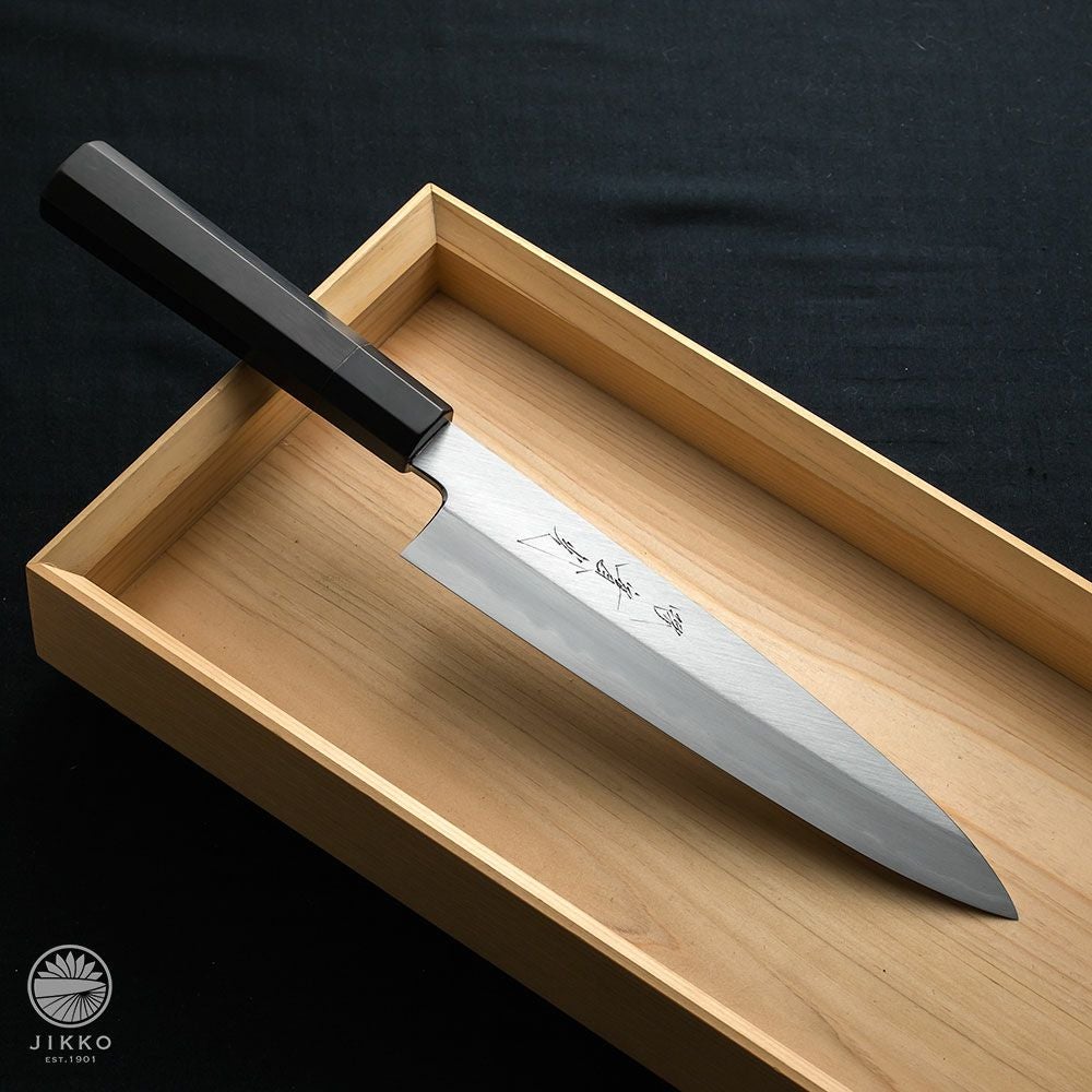 arata 青】片刃 牛刀 | 包丁通販なら明治33年創業の大阪 堺の實光刃物