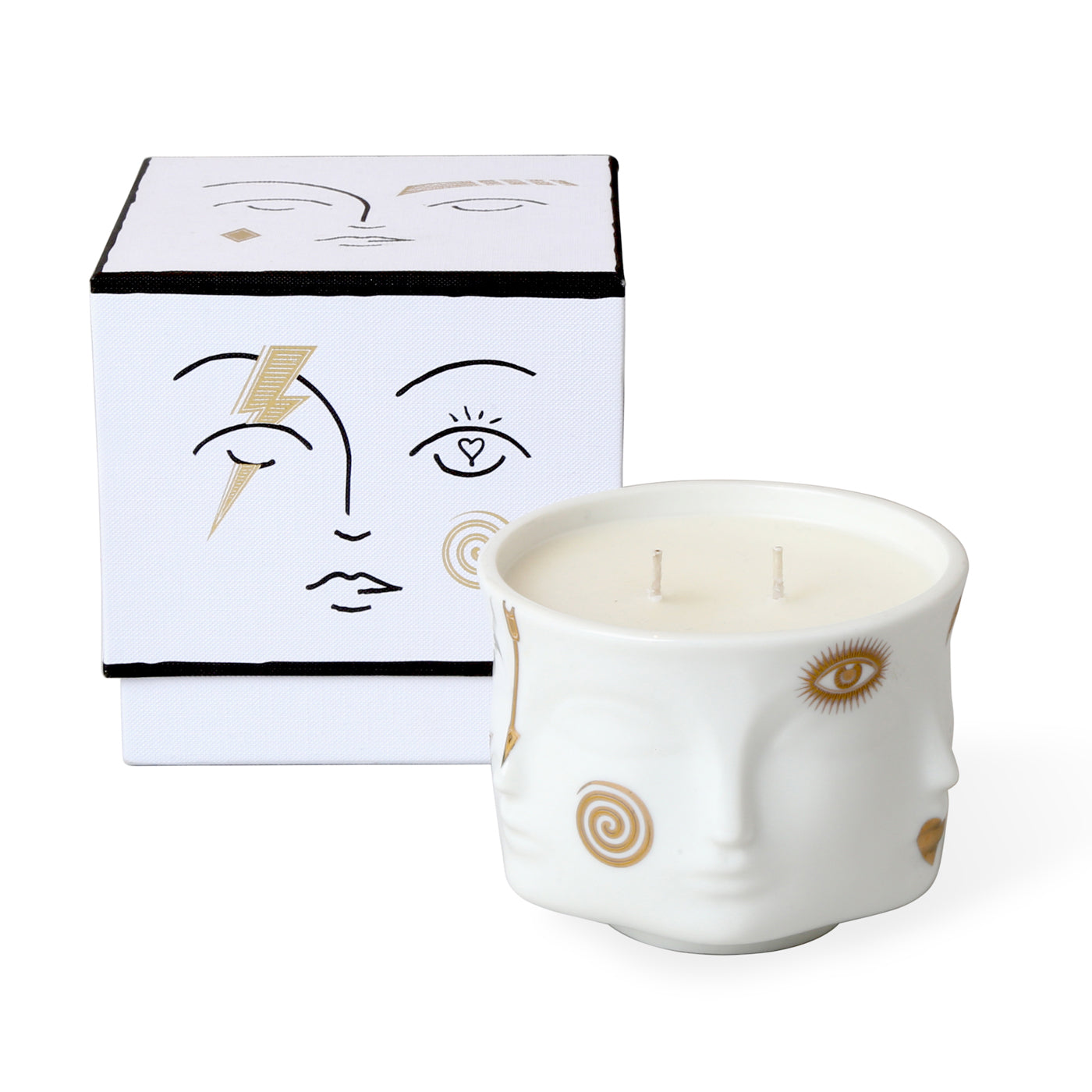Gilded Muse Candle in Porcelain | Jonathan Adler