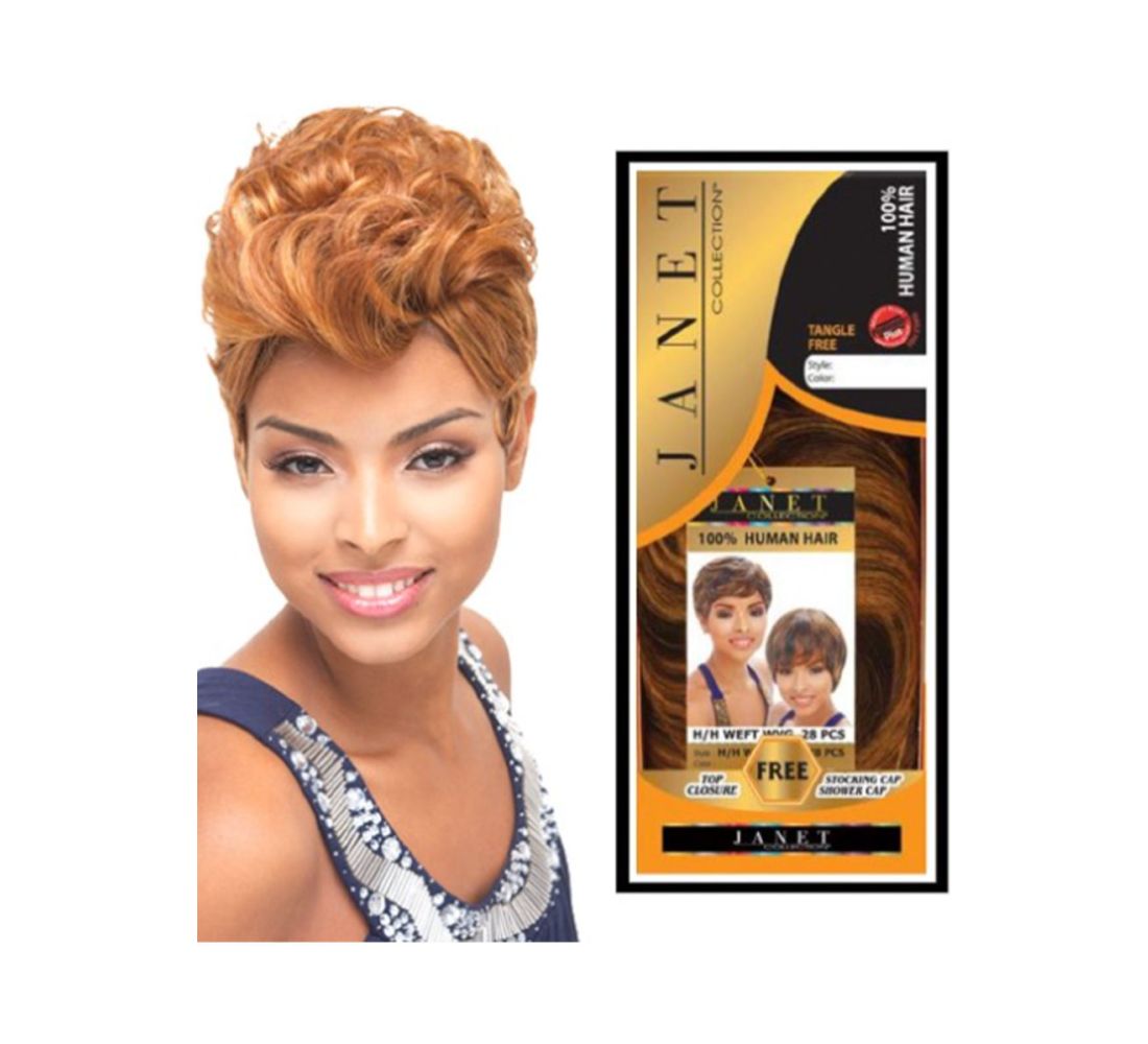 Human Hair Shortcut Weft Wvg 28Pcs by Janet Collection | Joes Beauty