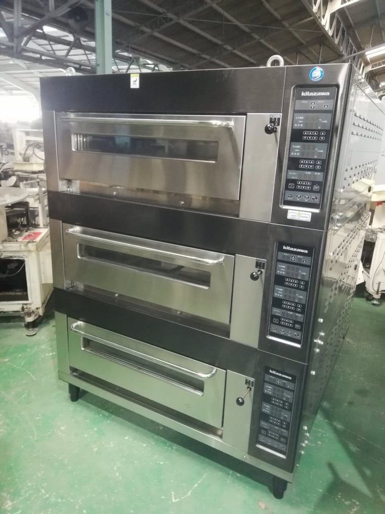 北沢産業(株) 電気式スーパーオーブン KSEN-6-12-3T-B | 中古製パン