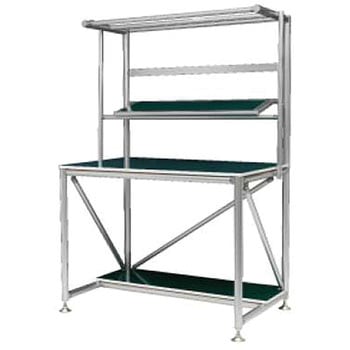 GFM-227 作業台B棚付 G立ち用W1200 SUS(エスユーエス) 荷重100kg 高さ