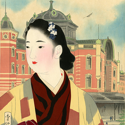 中原淳一() - 娘十二ヶ月 七月 七夕 - 新版画販売 - 浮世絵ぎゃらりい