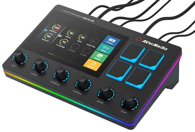 AVerMedia、LIVE STREAMER NEXUS「AX310」発売。オーディオミキサー