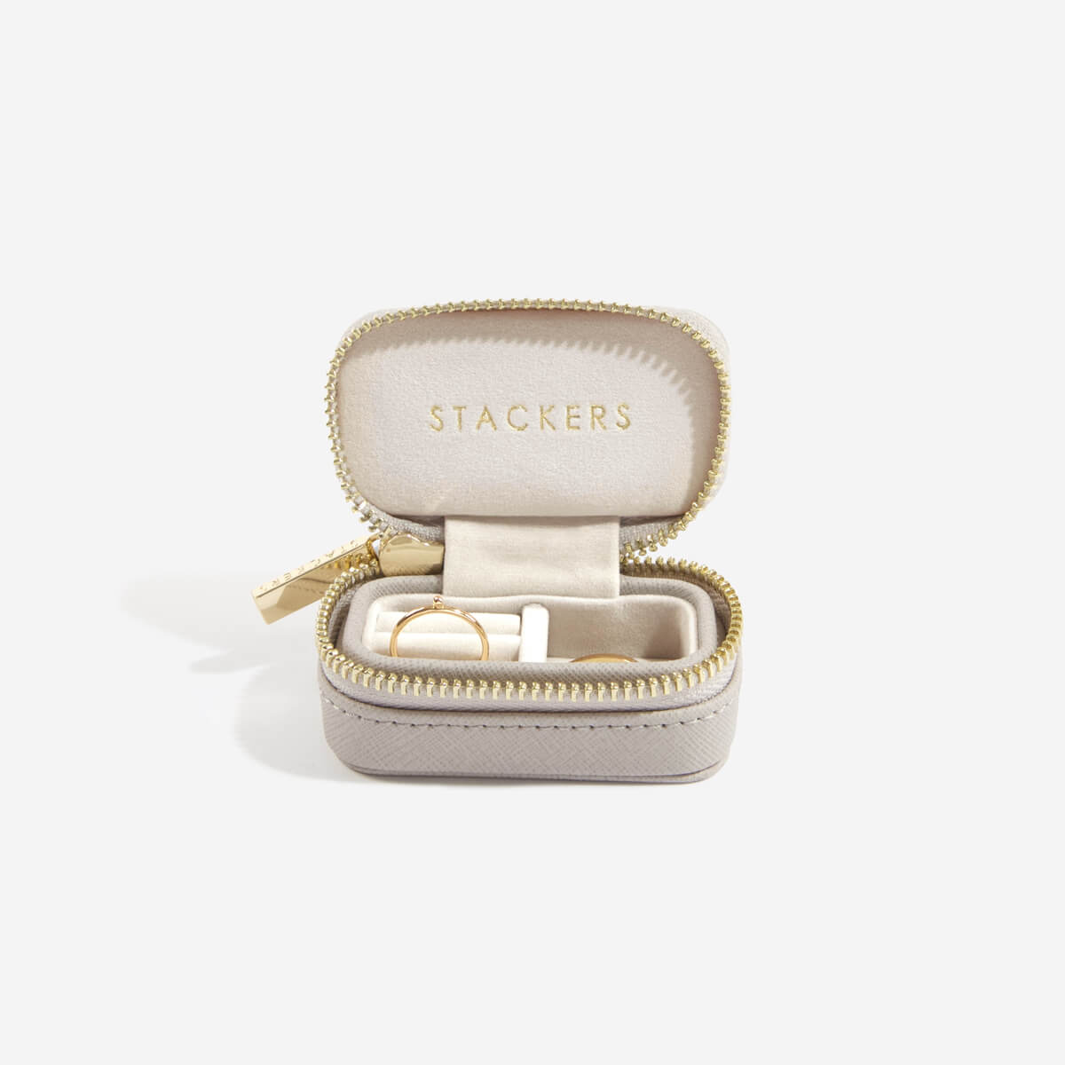 Stackers Taupe Petite Travel Jewellery Box – STACKERS LONDON