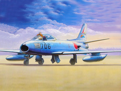 F-86F-40 Sabre Trumpeter 01321