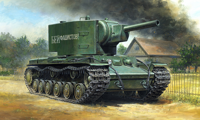Russian Heavy Tank KV-2 Gigant Tamiya 32538