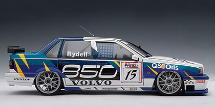Volvo 850 Sedan #15 R. Rydell - ダイキャストモデル - AutoArt 89594