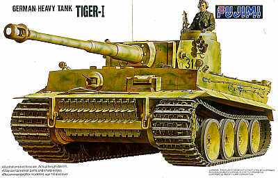 German Heavy Tank Tiger-1 Fujimi 760131