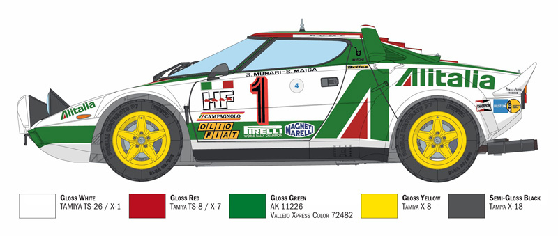Lancia Stratos HF Gr.4 Italeri 4714