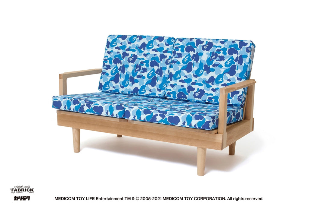 BAPE X FABRICK X KARIMOKU 】ABC CAMO TWO SEAT SOFA BAPE HOME