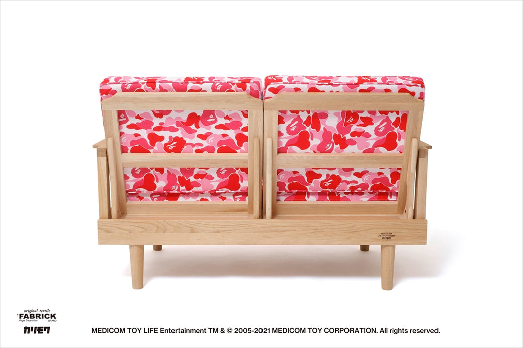 BAPE X FABRICK X KARIMOKU 】ABC CAMO TWO SEAT SOFA BAPE HOME