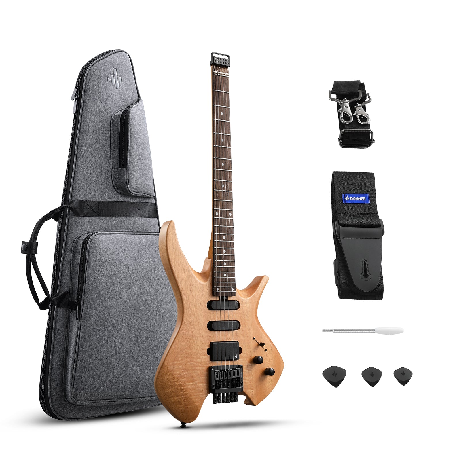Donner HLX-500 ヘッドレスエレキギター