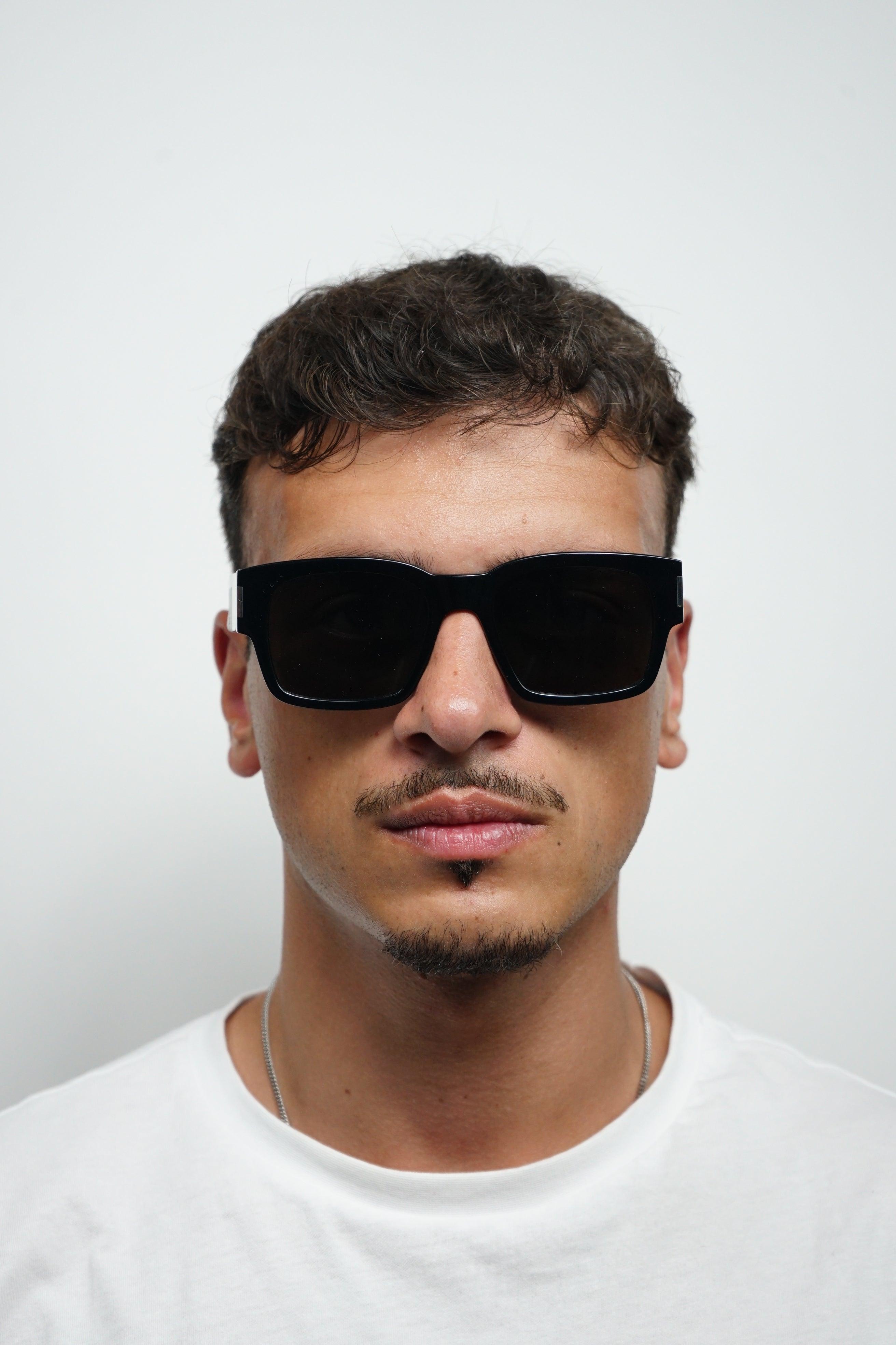 Saint Laurent SL 617 001 – Classic Rectangular Sunglasses – JP OPTICA
