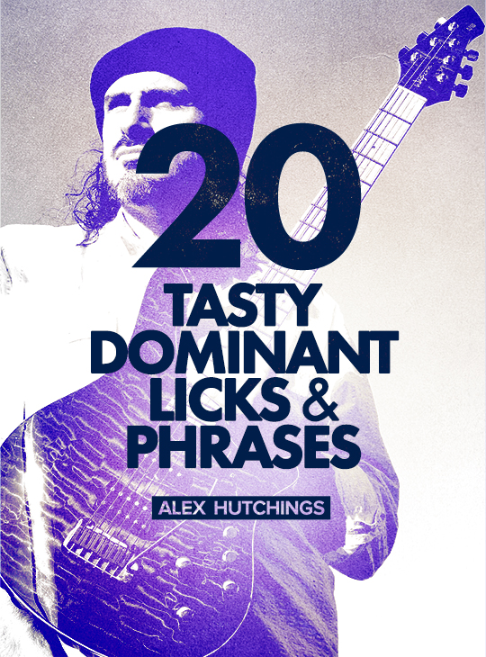 JTC Guitar - Package - 20 Tasty Dominant Licks And Phrases Deluxe