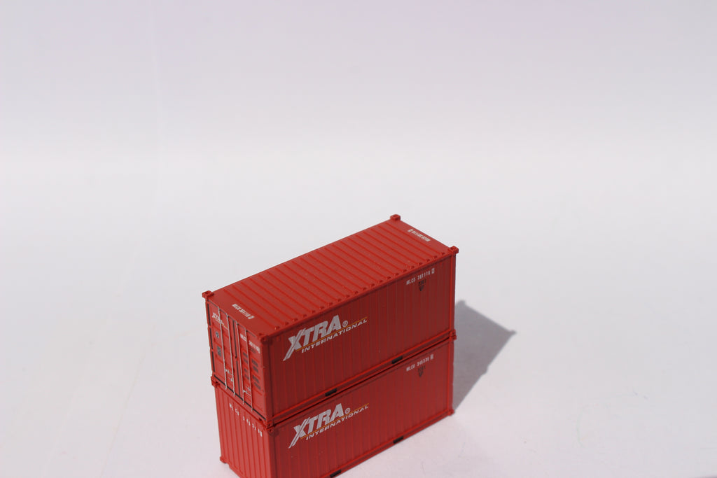 XTRA International (MLCU Matson lease) 20' Std. height containers