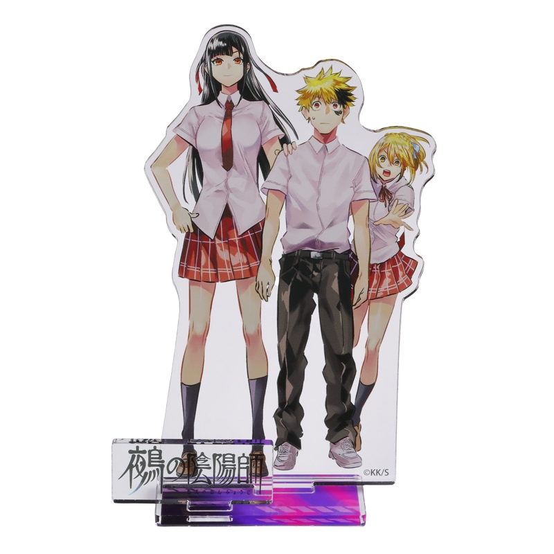 鵺の陰陽師』アクリルフィギュア 鵺＆学郎＆七咲 BE4: 装飾品