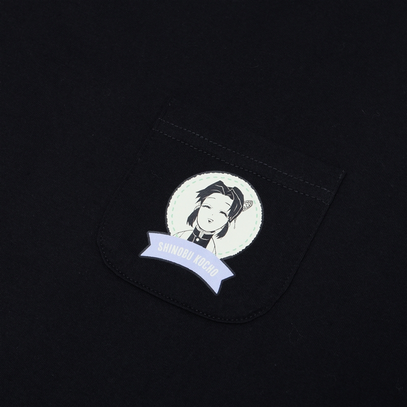 鬼滅の刃』ポケット付きビッグシルエットTシャツ “HEROES” 胡蝶