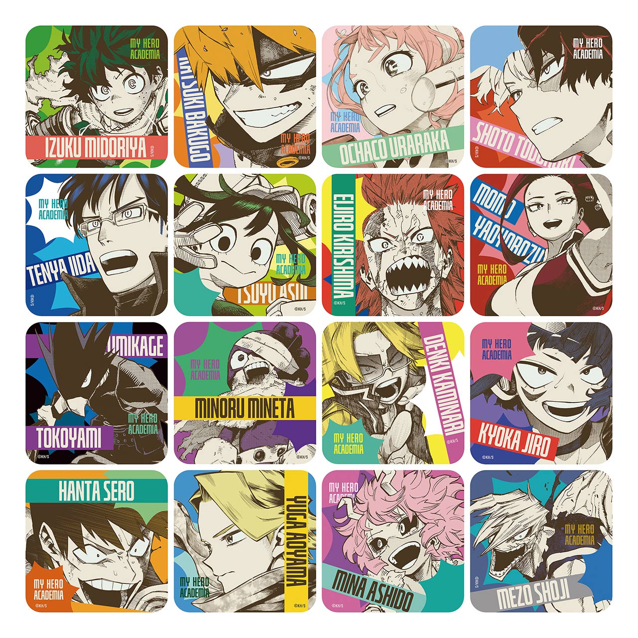 My Hero Academia Original Art Exhibition - Art Coaster Complete