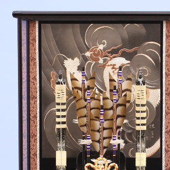 破魔弓アクリル額入り 高さ33cm 創 （桧） – 寿鳳人形の東芸