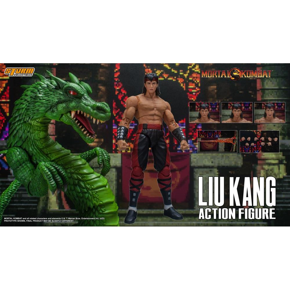 Mortal Kombat Liu Kang vs. Dragon 1/12 Scale Action Figure Set