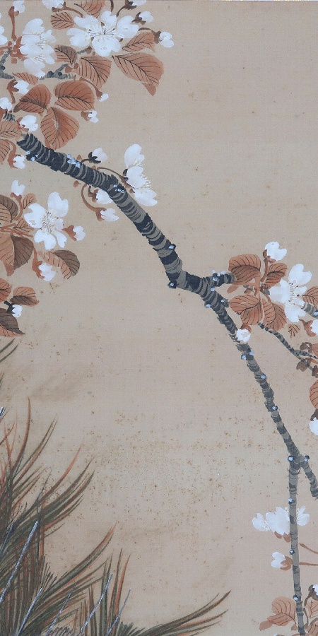 風景画 掛軸 木箱付き 橋本菱華 風景画 掛軸 木箱付き 橋本菱華