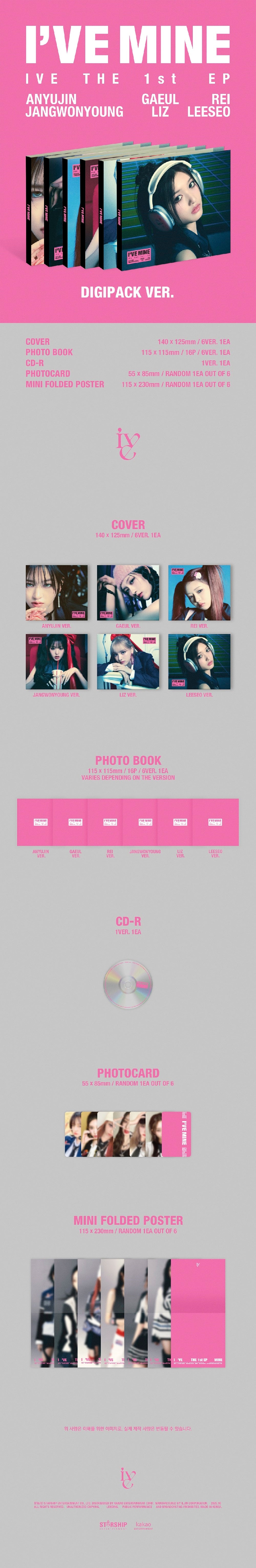 IVE - I'VE MINE (Digipack ver.) – Kpop Planet Global