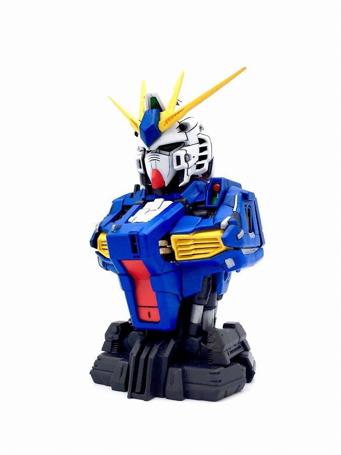 ガシャポン MSメカニカルバスト01 福岡ニューガンダム 風 カラー 塗装