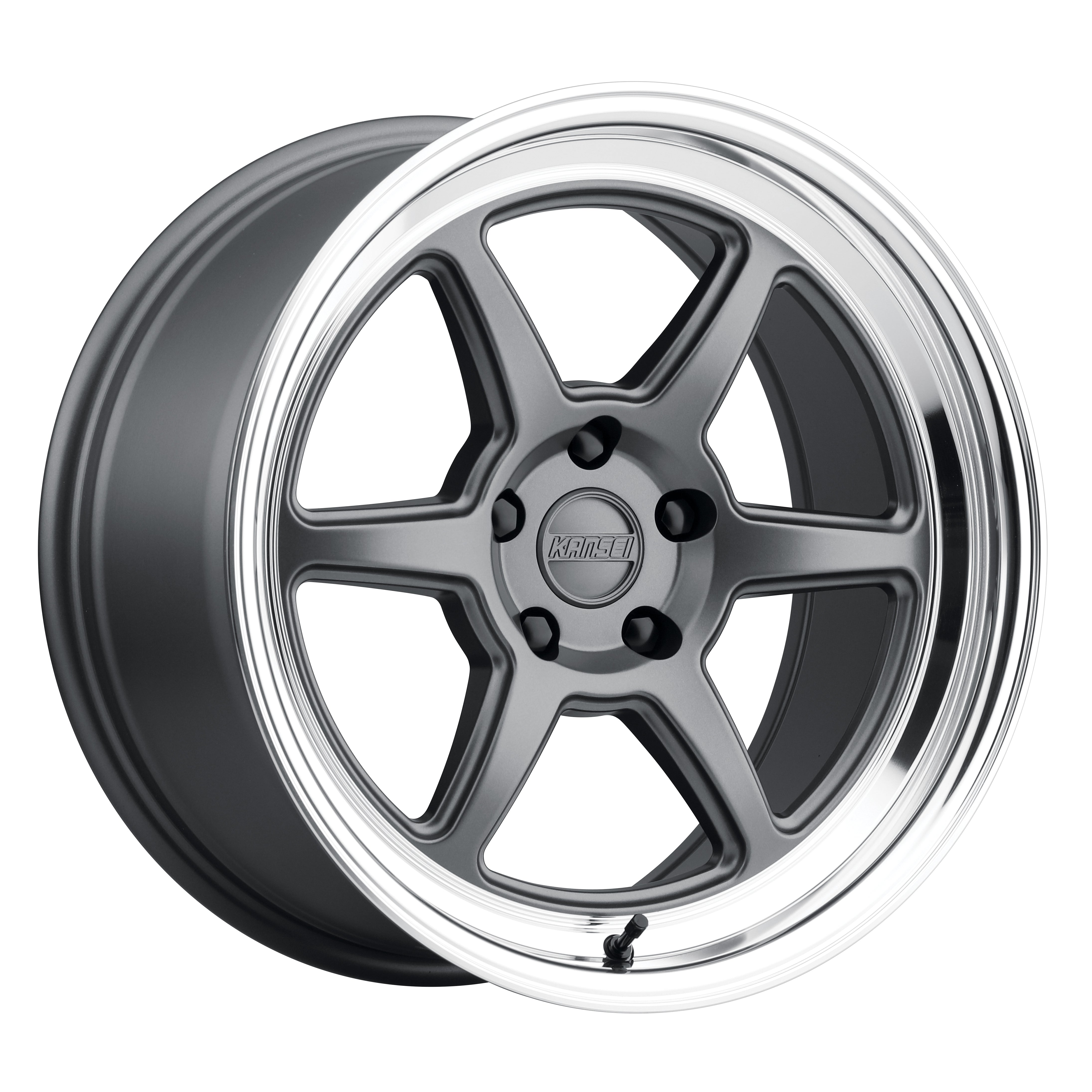 ROKU - Matte Grey with Bright Machined Lip (18X9 | 5X100 | 12