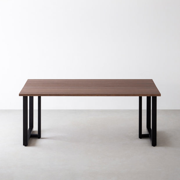 THE TABLE / ウォルナット × Tube T - Black Steel × W100 - 180cm