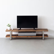 THE TV BOARD / LOW TABLE 無垢 杉 ヴィンテージスタイル × Stainless