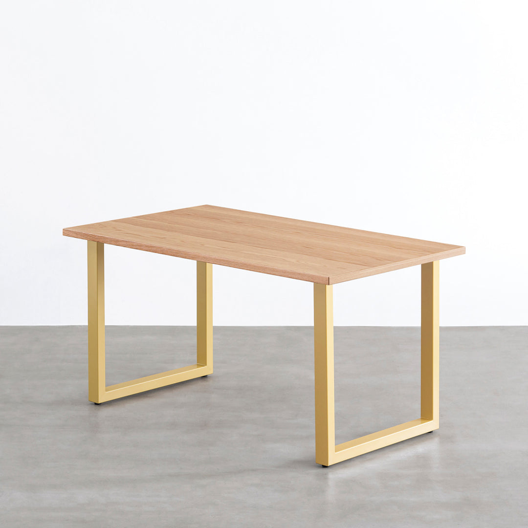 THE TABLE / ホワイトオーク × Colored Steel 全8色 NATURE – KANADEMONO