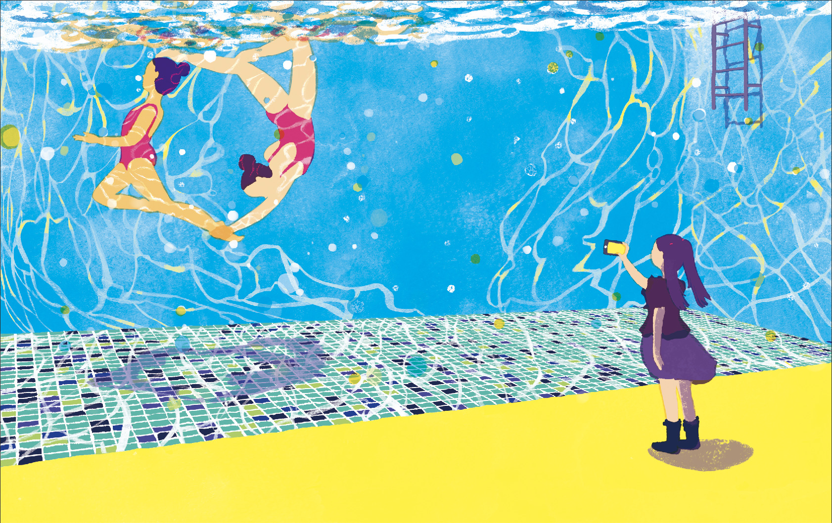 人魚と過ごした夏」装画の描き方