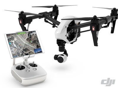 空撮ドローン「DJI INSPIRE 1」 通販 | カナマル産業株式会社