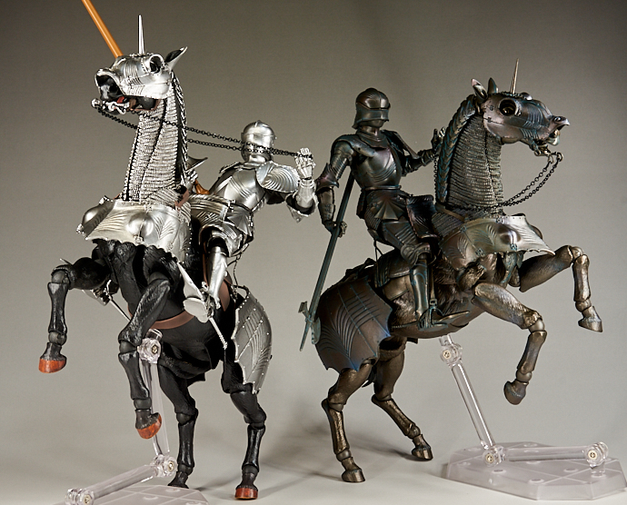 タケヤ式自在置物 新作「15世紀ゴチック式エクエストリアンアーマー