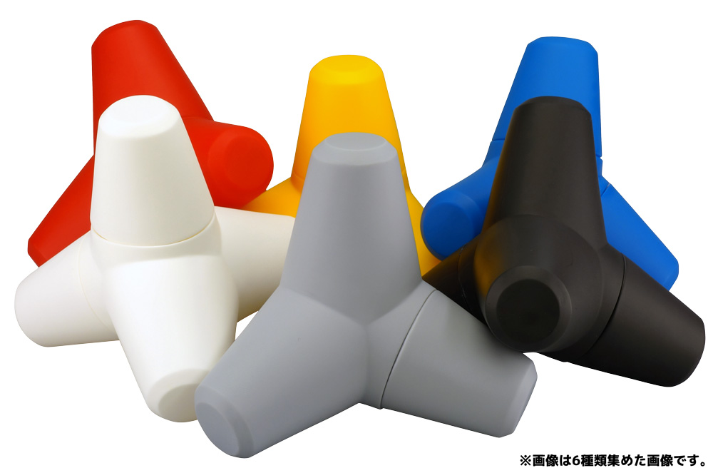 テトラポッド ソフトビニール製完成品【全6色】｜高知四万十