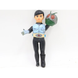 買取実績 |旧バンダイ [仮面ライダー] ソフビ人形 約27cm マスク着脱