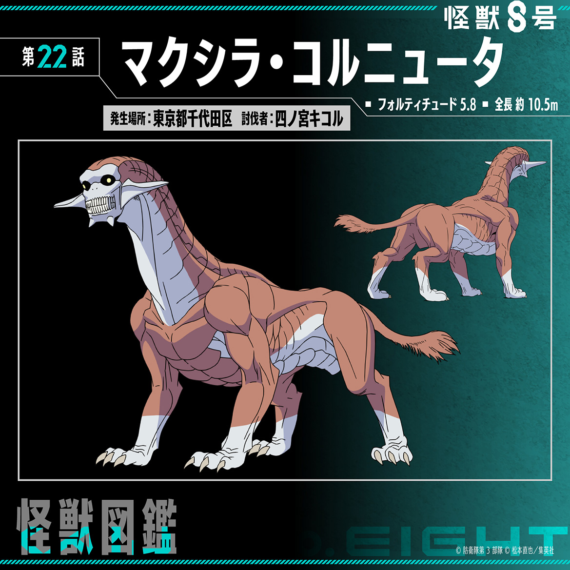 怪獣図鑑｜怪獣8号｜アニメ公式サイト