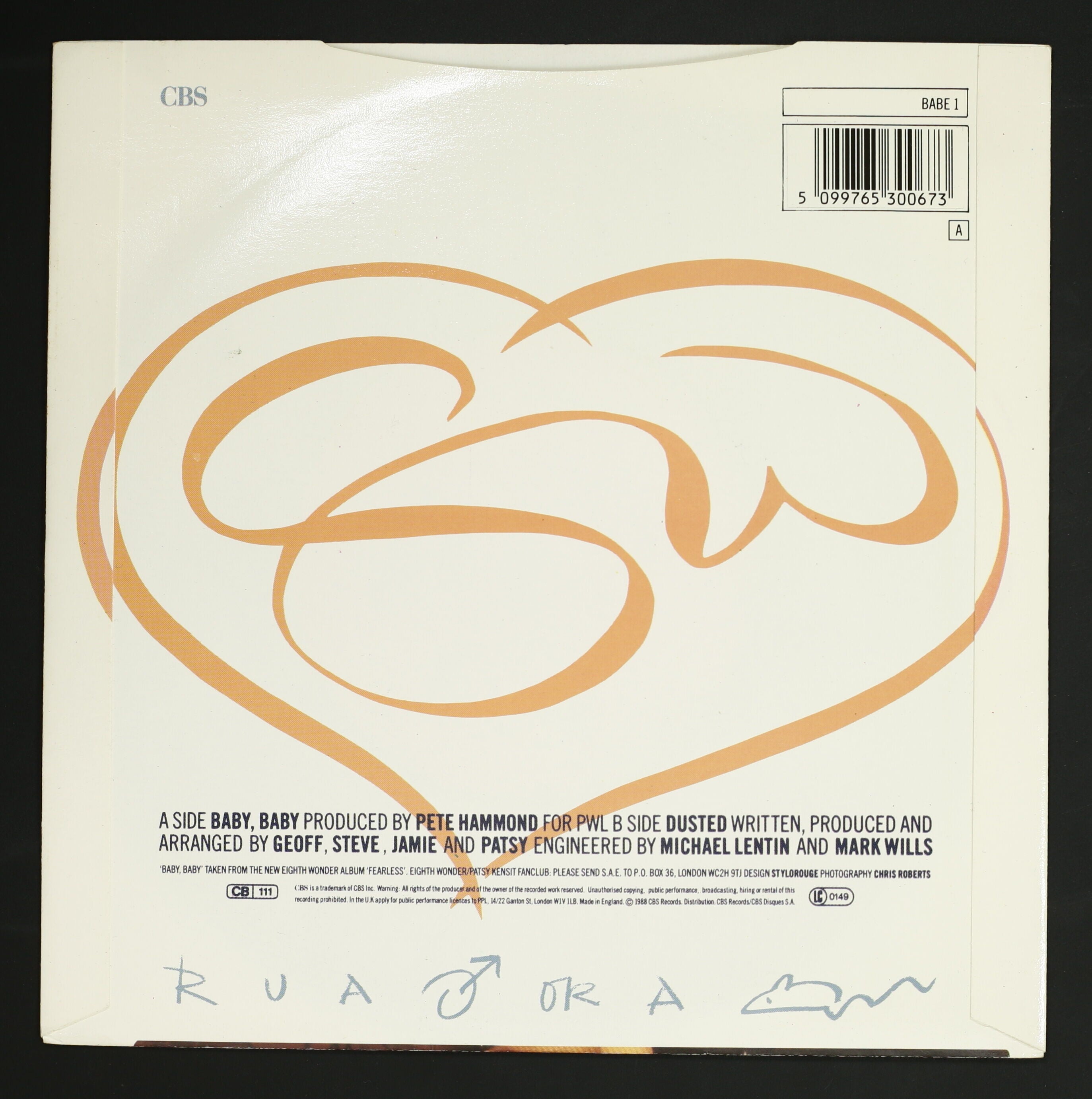 EIGHTH WONDER / BABY BABY – かすみレコード