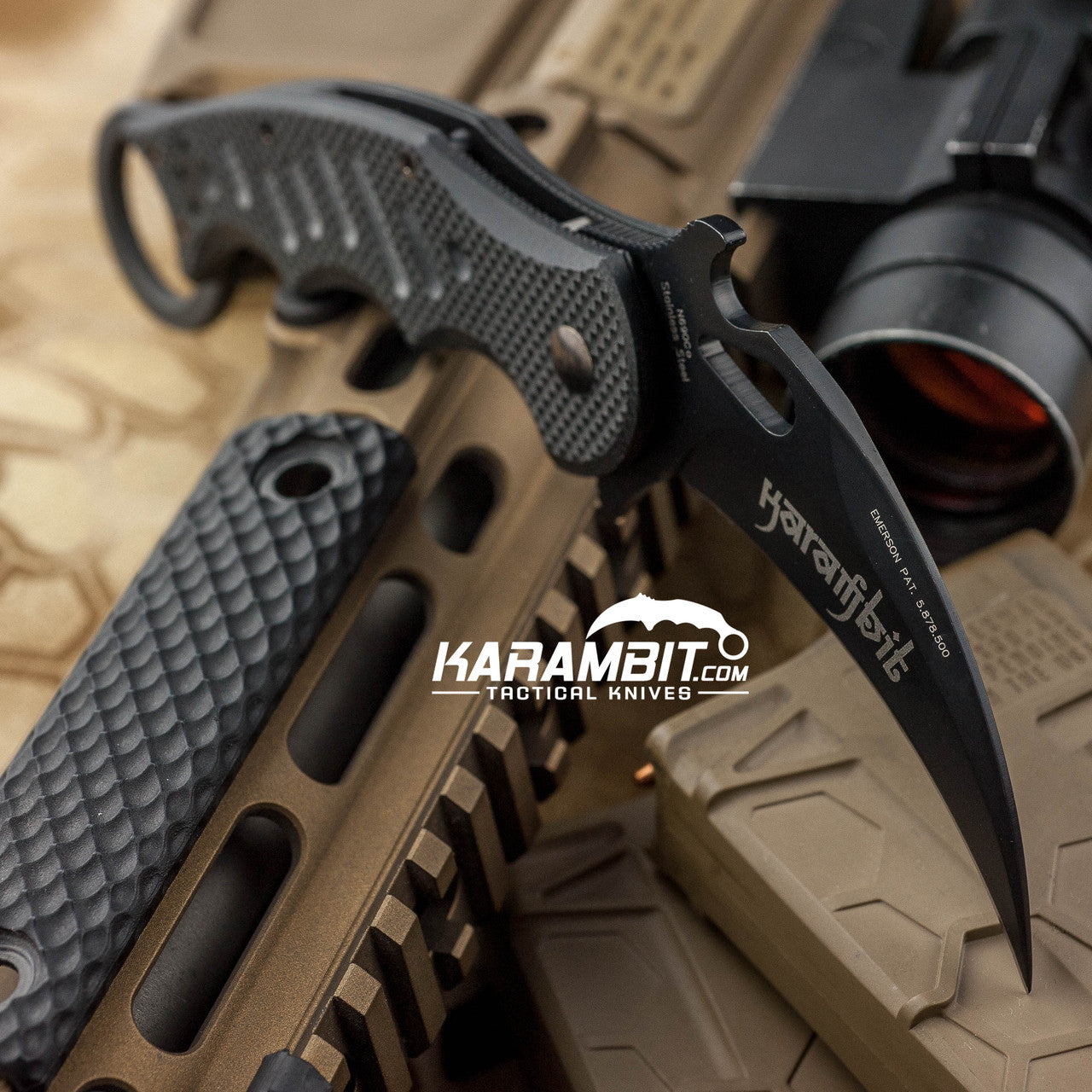Fox Knives | Fox 479 Black G10 Folding Karambit - Emerson Wave