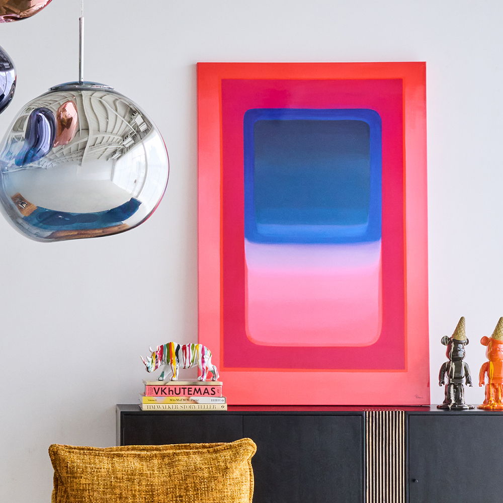 テンデンシー ピンク 150x100cm キャンバスピクチャー ｜【KARE